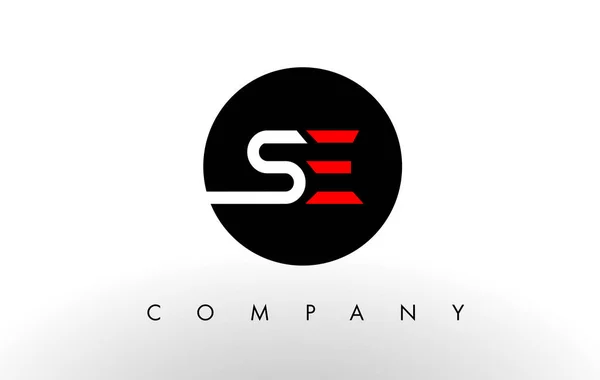 Logo SE. Lettera di progettazione vettoriale . — Vettoriale Stock