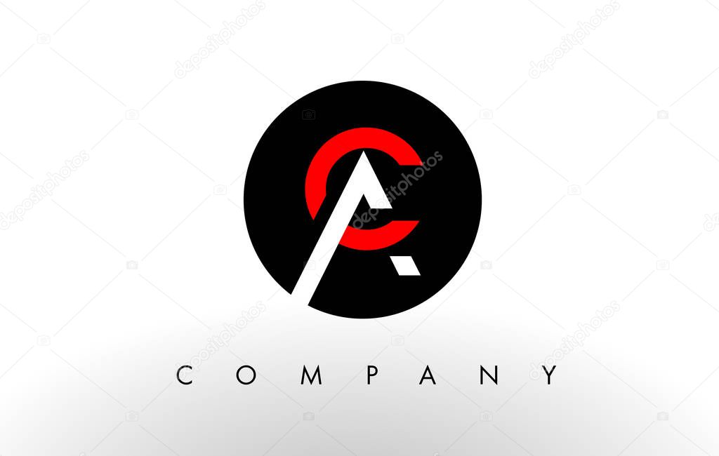 AC Logo.  Letter Design Vector.