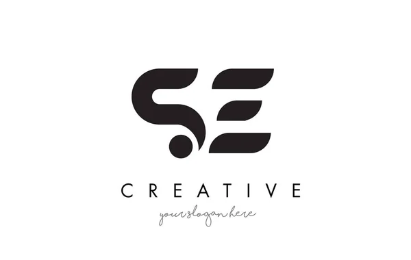 Se brev Logotypdesign med kreativa moderna trendiga typografi. — Stock vektor