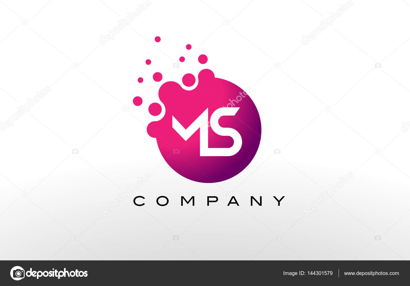 Ms Letter Dots Logo Design With Creative Trendy Bubbles Vector Image By C Twindesigner Vector Stock Ms Letter Dots Logo Design With Creative Trendy Bubbles Vector Image By C Twindesigner Vector Stock