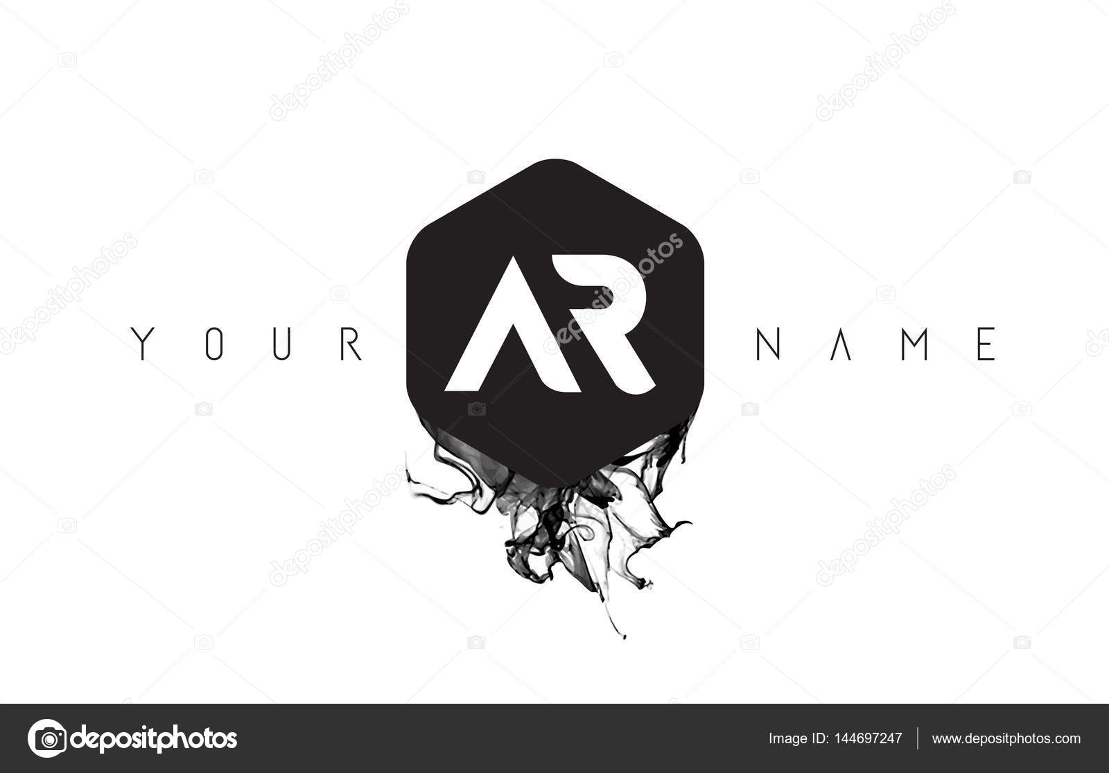 AR Letter Logo Design with Black Ink Spill Stock Vector Image by ©twindesigner #144697247 AR Letter Logo Design with Black Ink Spill Stock Vector Image by ©twindesigner #144697247