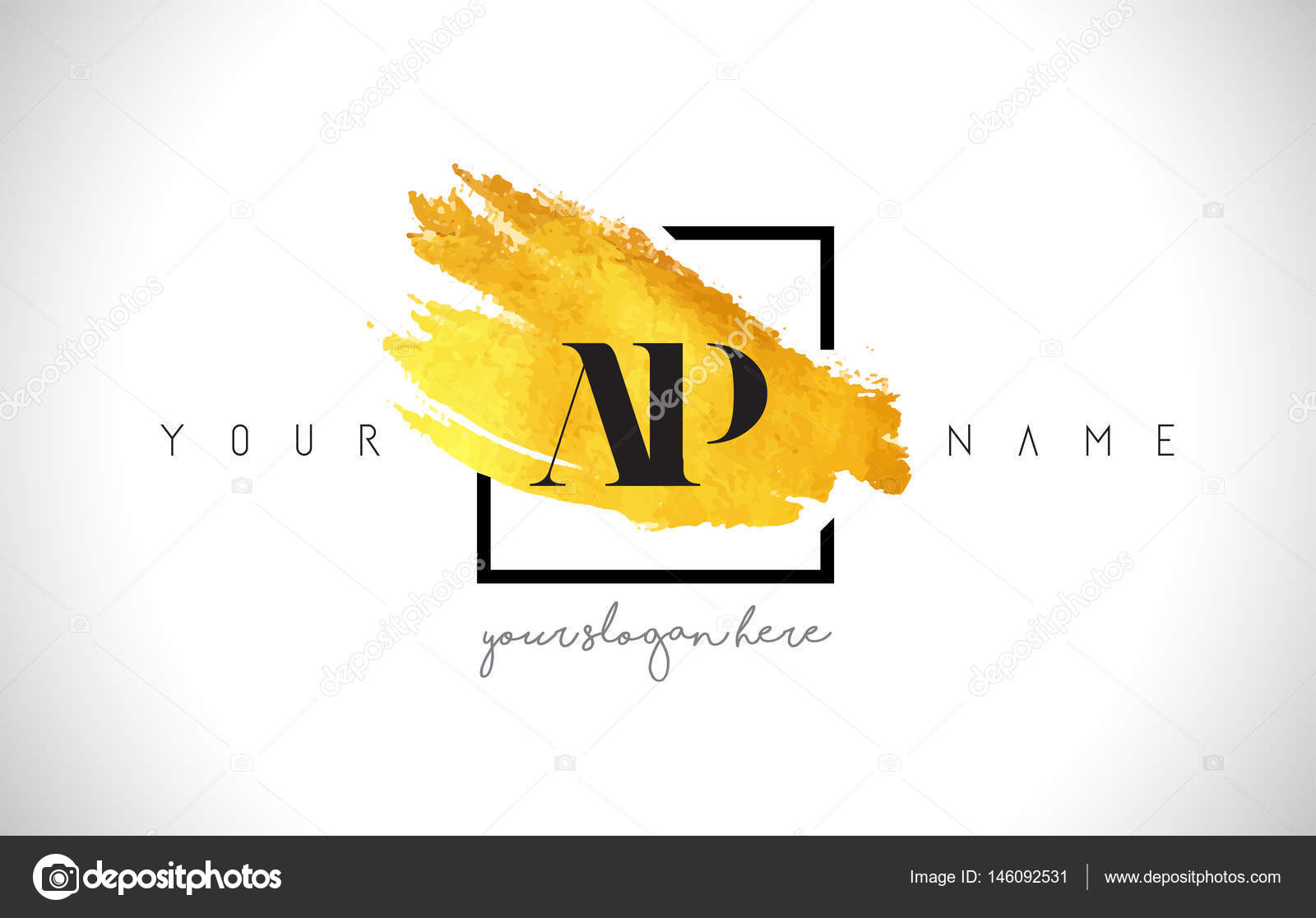 Ap Golden Letter Logo Design With Creative Gold Brush Stroke Stock Vector Image By C Twindesigner Ap Golden Letter Logo Design With Creative Gold Brush Stroke Stock Vector Image By C Twindesigner