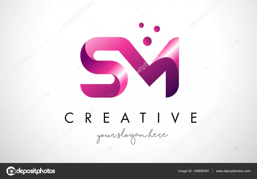 Sm Letter Logo Design With Purple Colors And Dots Stock Vector Image By C Twindesigner Sm Letter Logo Design With Purple Colors And Dots Stock Vector Image By C Twindesigner