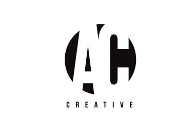 AC A C Beyaz harf Logo tasarım daire arka plan ile.