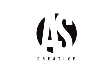 Bir S Beyaz harf Logo Tasarım olarak daire arka plan ile.