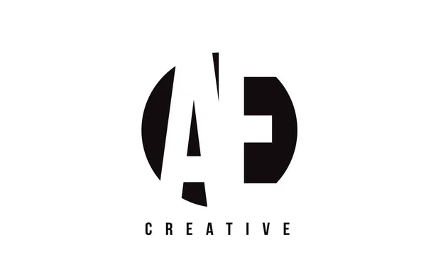 Дизайн логотипу AE D білий лист з фоном коло. — стоковий вектор