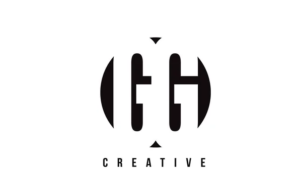 GG G G bílá dopis Logo Design s pozadím kruh. — Stockový vektor