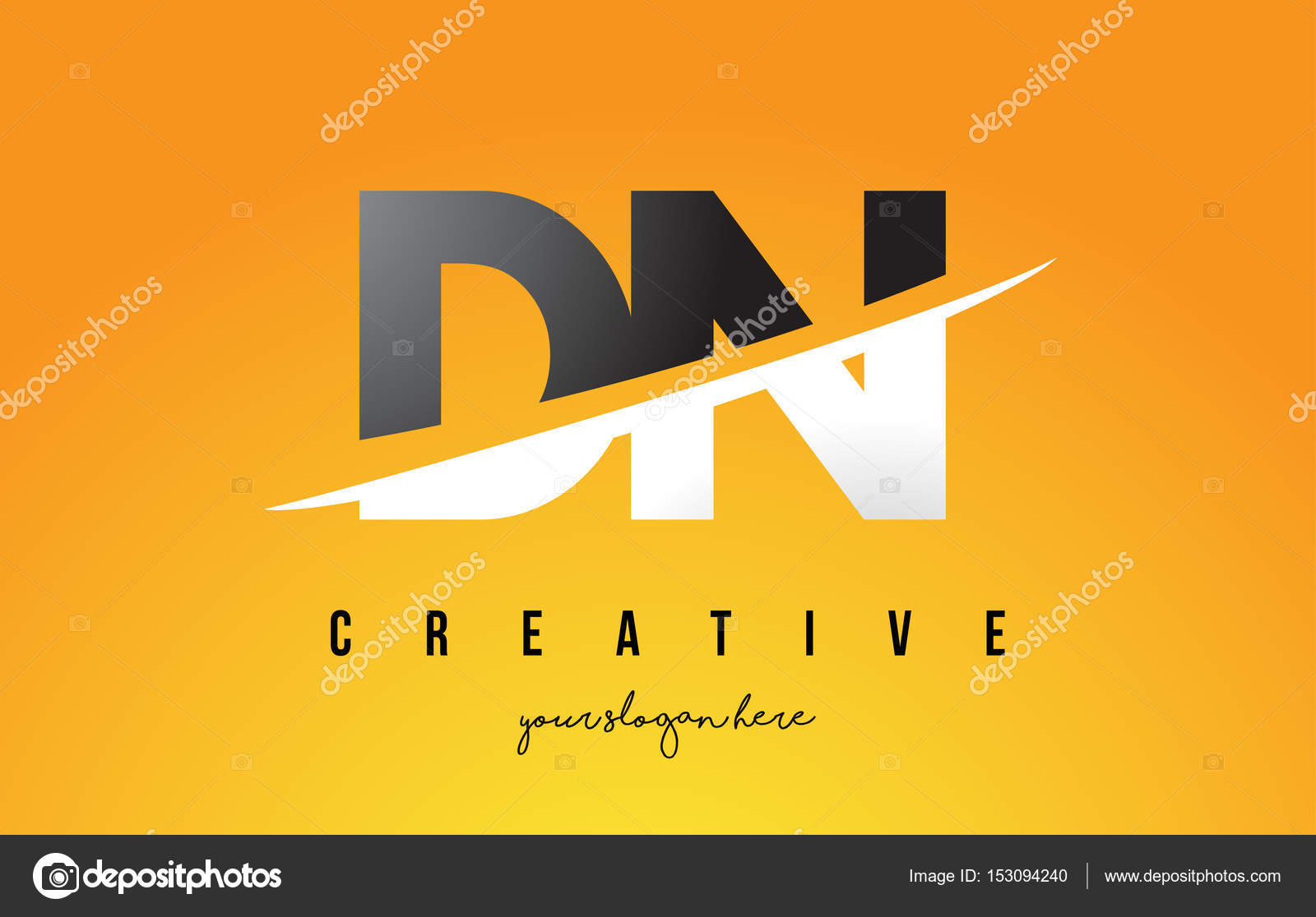 Interwoven Letters D N In A Logo And Icon Sign Vector, Vector, Template,  Link PNG and Vector with Transparent Background for Free Download