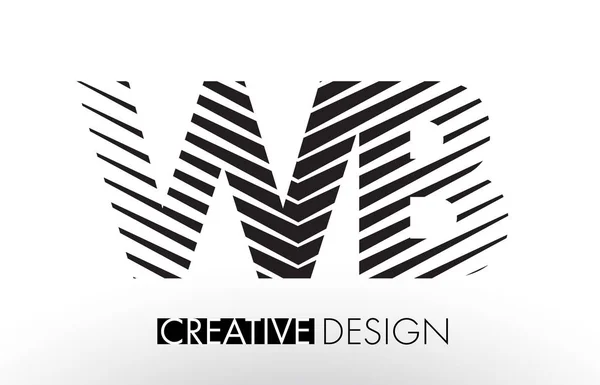 WB W B linie list Design z Creative elegancki Zebra — Wektor stockowy