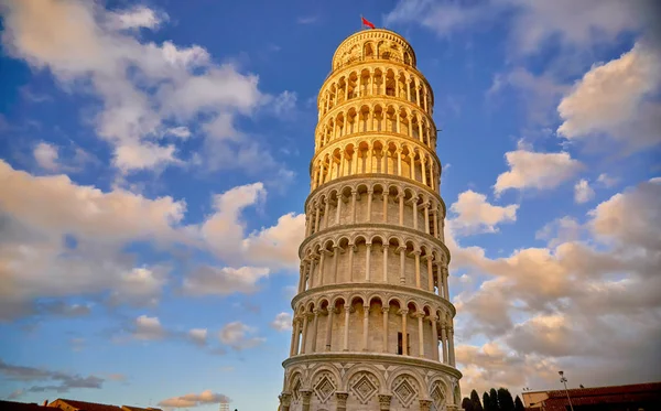 Pisa Italien, det lutande tornet i Pisa — Stockfoto