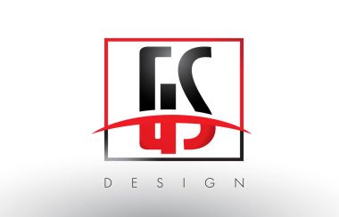GS G S Logo harflerle kırmızı ve siyah renkler ve Swoosh.