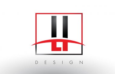 Li L Ben Logo harflerle kırmızı ve siyah renkler ve Swoosh.
