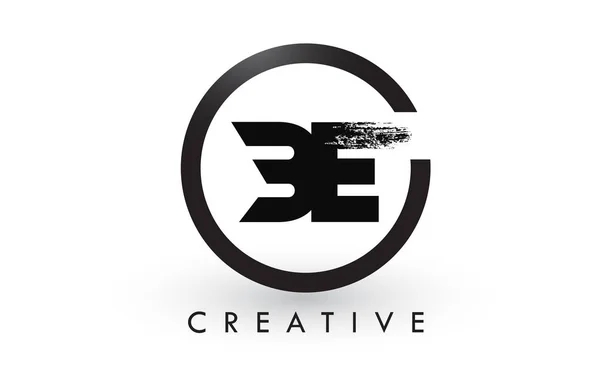 Vara borste brev Logotypdesign. Kreativa borstad bokstäver ikonen logotyp. — Stock vektor