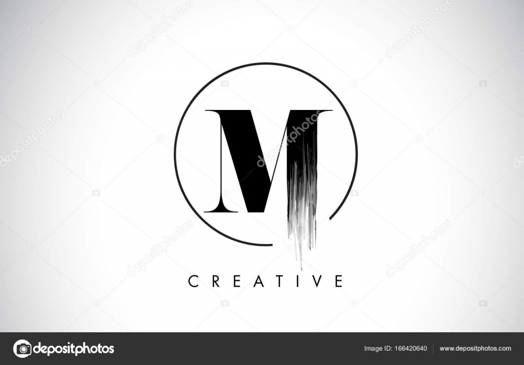 brush stroke letters