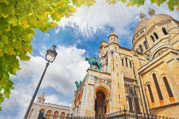 Sacre-coeur, kirche in montmartre paris france. — Stockfoto