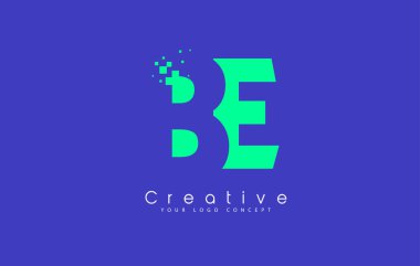 Mektup Logo Tasarım negatif boşluk kavramı ile.