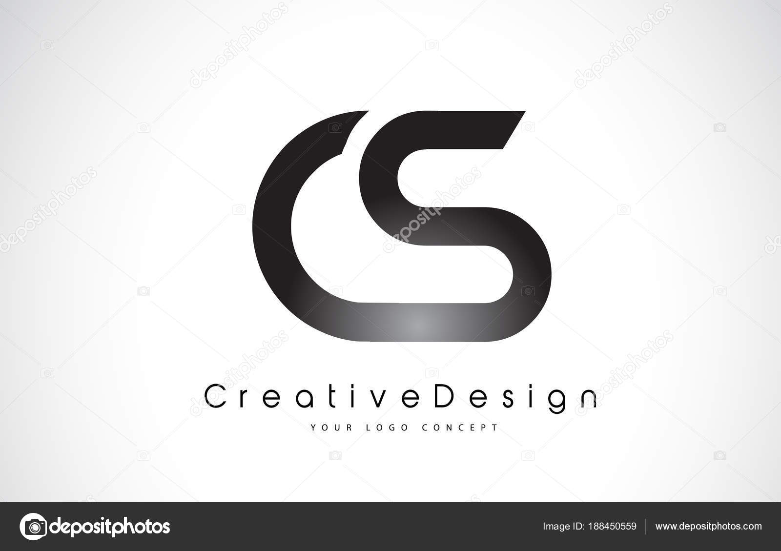 Cs C S Letter Logo Design Creative Icon Modern Letters Vector L Stock Vector Image By C Twindesigner 188450559