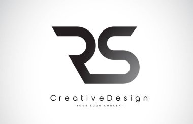 RS R S harfi Logo tasarımı. Yaratıcı simge Modern harfler vektör L