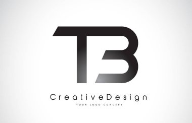 TB T B harfi Logo tasarımı. Yaratıcı simge Modern harfler vektör L