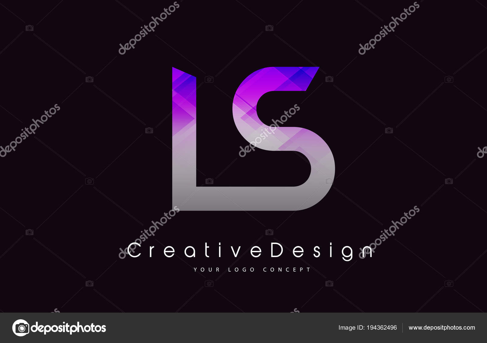 LS L S Letter Logo Design With Swoosh And Black Lines. Modern Creative  Zebra Lines Letters Vector Logo Royalty Free SVG, Cliparts, Vectors, and  Stock Illustration. Image 101641850.