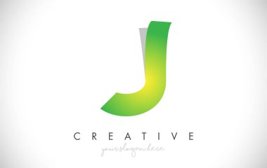 J Harfi Tasarım Simgesi Kağıt Kesiği Tasarım Vektörü Illustrat