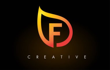 Yaprak Logosu Altın Yaprak Tasarımı