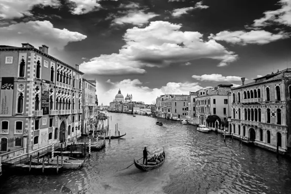 Venecia Italia Fotografía en blanco y negro — Foto de Stock