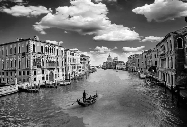 Venice Italy Black and White Photography — 스톡 사진