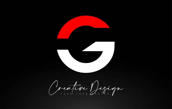 G Carta Ícone Design com olhar moderno criativo e Teal Backgrou — Vetor de Stock
