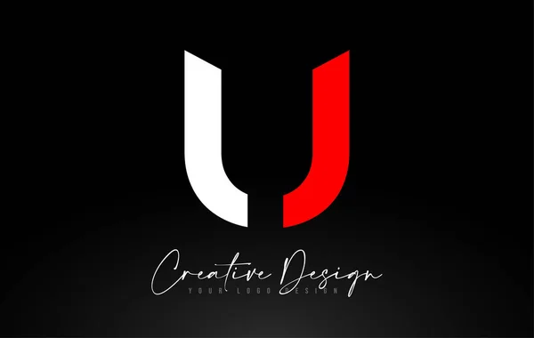 U Carta Ícone Design com olhar moderno criativo e Teal Backgrou — Vetor de Stock