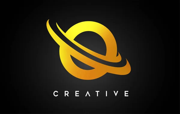 Altın Harf Logosu Harf Tasarım Vektörü Altın Gri Çizim Vektörü — Stok Vektör