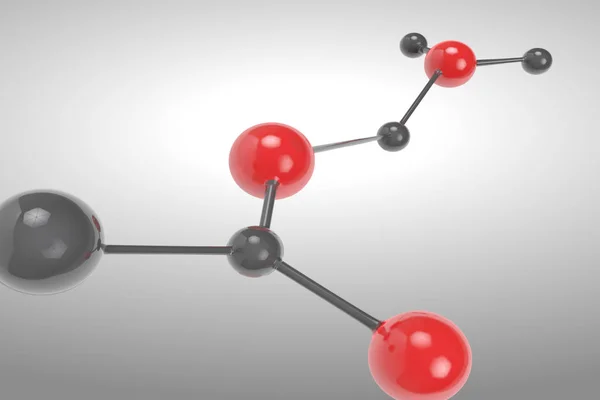 3 d レンダリング分子 — ストック写真