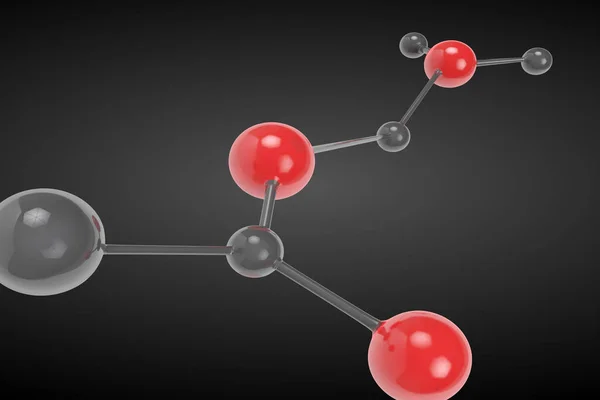 Molécule de rendu 3d — Photo