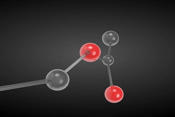 3d 렌더링 분자 — 스톡 사진