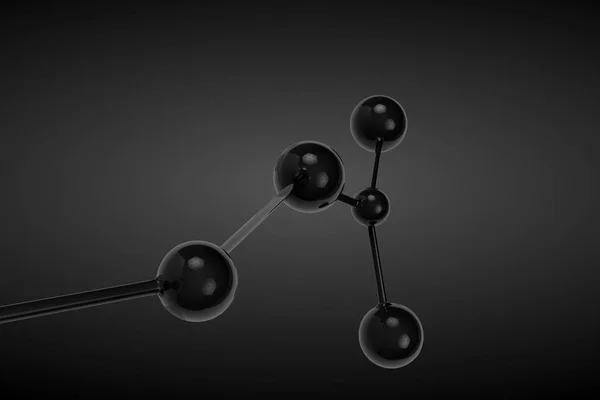 3d 렌더링 분자 — 스톡 사진
