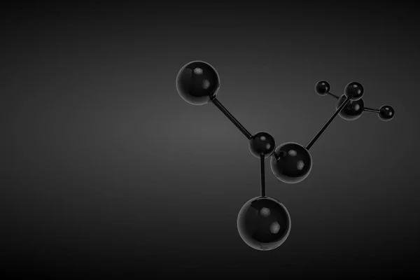 3d 렌더링 분자 — 스톡 사진