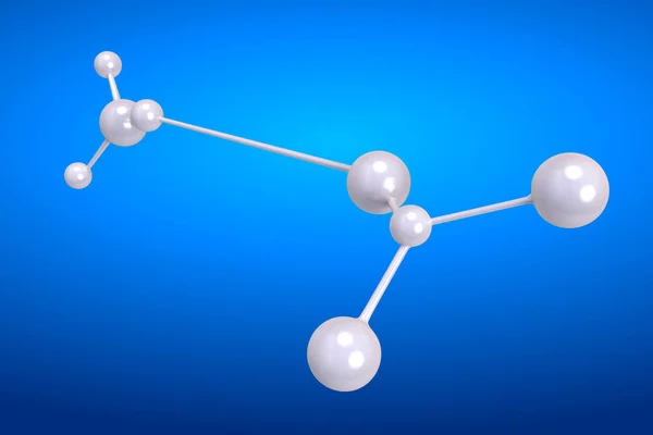 3d 렌더링 분자 — 스톡 사진