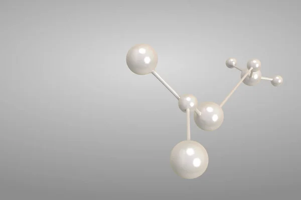 3D render molekül — Stok fotoğraf