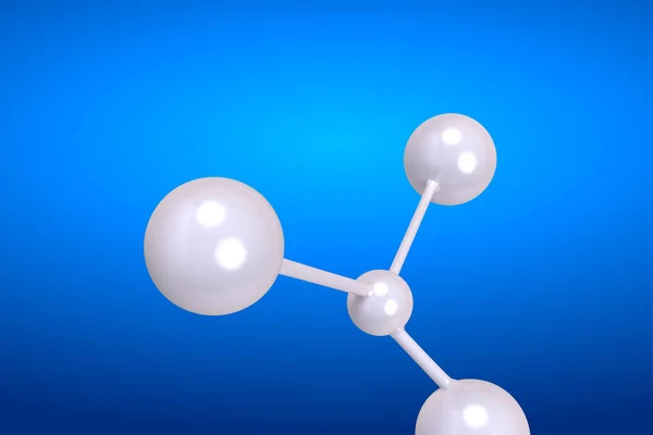 3D rendering molecuul — Stockfoto