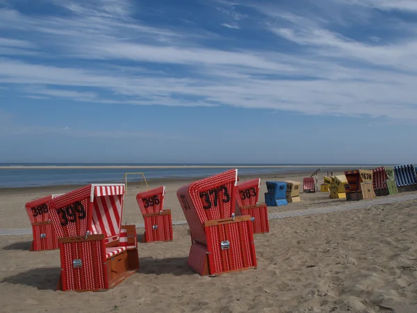 Het eiland langeoog — Stockfoto