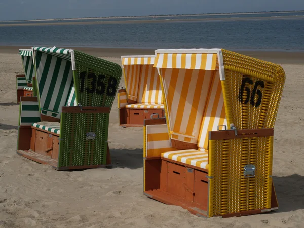 Strand van langeoog — Stockfoto