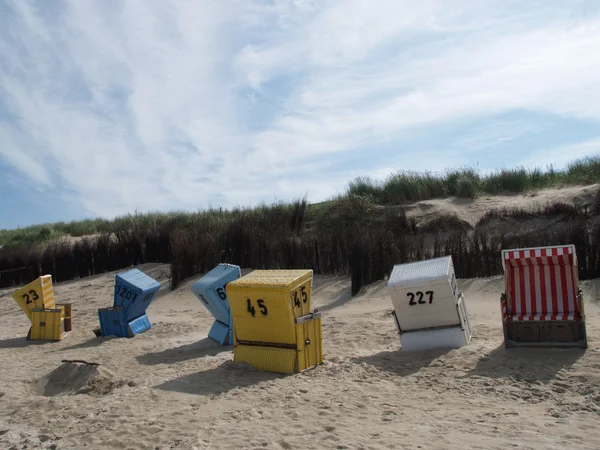 Strand van langeoog — Stockfoto