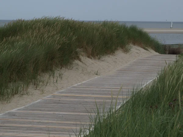 Strand van langeoog — Stockfoto