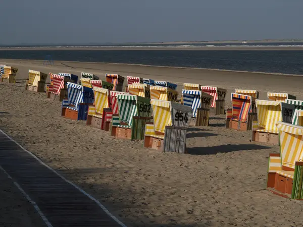 Παραλία του langeoog — Φωτογραφία Αρχείου