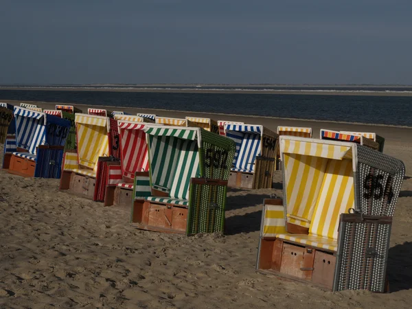 Beach of langeoog — Stock Photo, Image