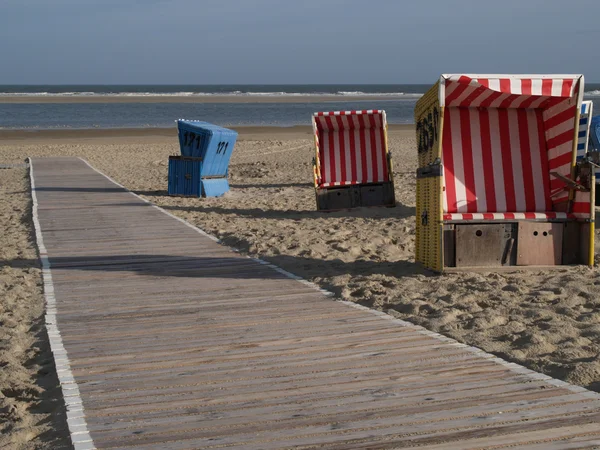 Strand von langeoog — Stockfoto