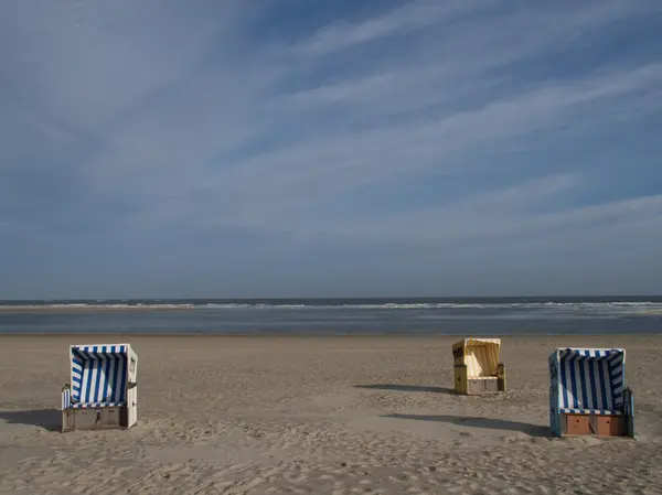 Пляж немецкого острова — стоковое фото