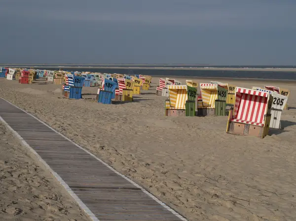 Spiaggia di un'isola tedesca — Foto Stock