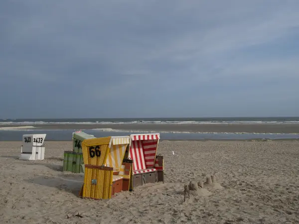 Egy német-sziget Beach — Stock Fotó