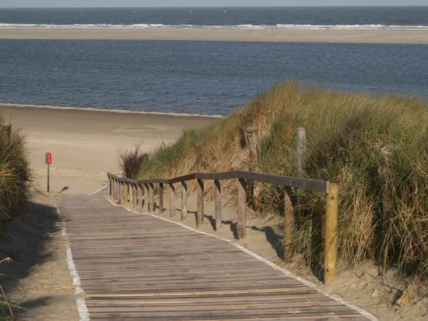 Het eiland langeoog — Stockfoto